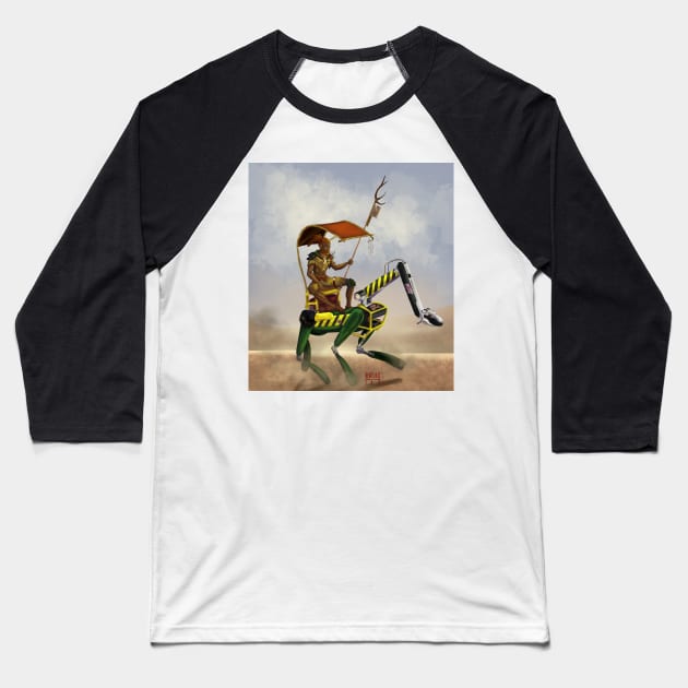 Wasteland traveler Baseball T-Shirt by Bertoni_Lee